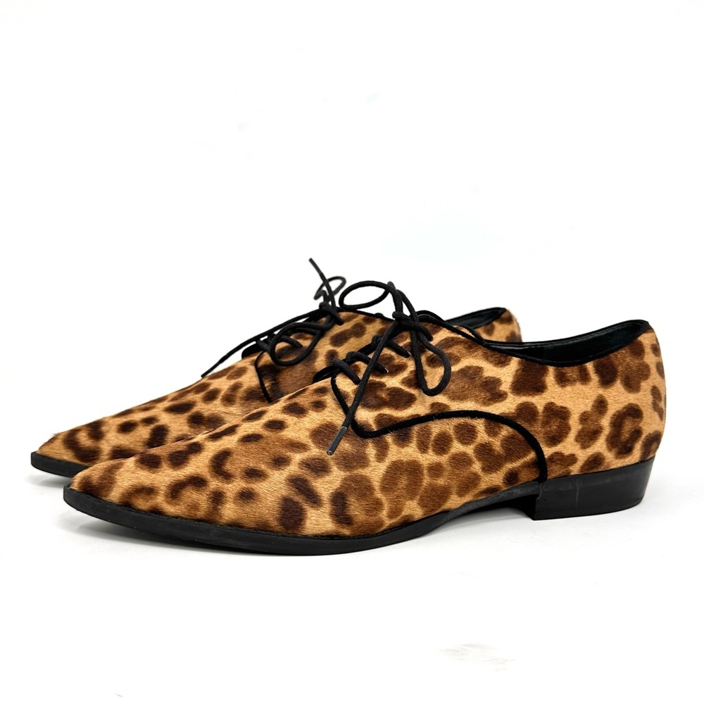 Marc Fisher LTD Finna Pointy Toe Oxford Leopart Print - Picture 7 of 12